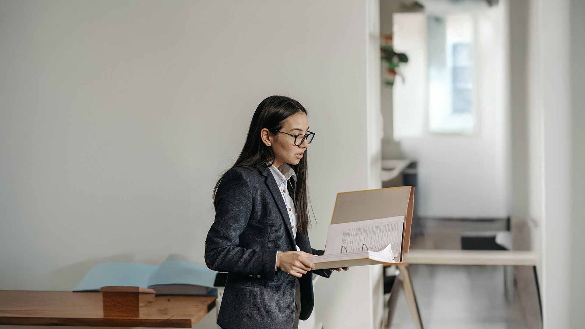 a consultant reviewing GSA-style paperwork